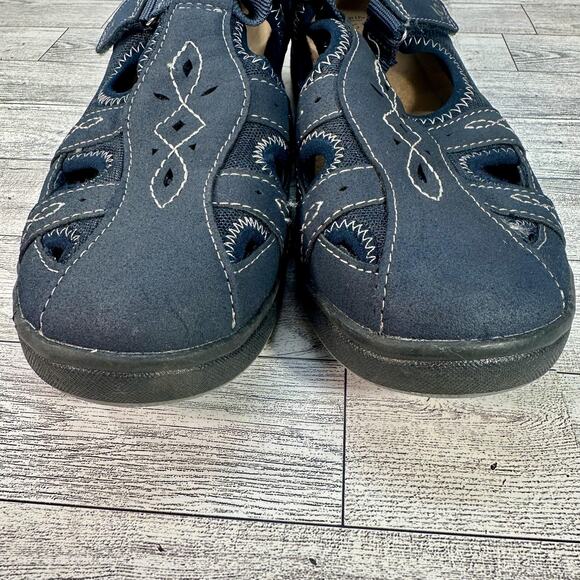 Earth Origins Shoes Womens Size 10 Navy Eliah Mary Jane Comfort Sandals Walking - Picture 15 of 15